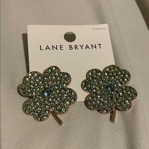 Lane Bryant Gold Clover Earrings